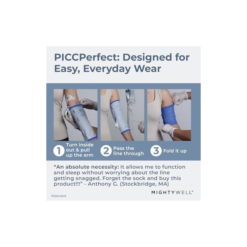 Mighty Well Mighty Well PICCPerfect PICC Line Cover: Soft Touch