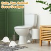 FillTouch 2 Pcs Toilet Bolt Caps, Decorative Toilet Bolt Covers,