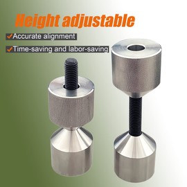 SEASAIL Diameter 1-1/8'' Two Hole Flange Alignment Pin Set 304 Stainless Steel Flange pin 2 PCS