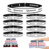 8Pcs Bed Sheet Organizer Bands Sheets Labels for Elastic Bedding
