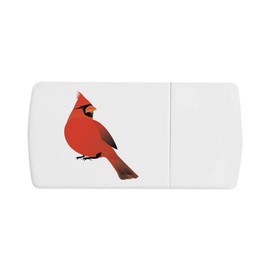 'Red Cardinal' Pill Box with Tablet Splitter (PI00031746)