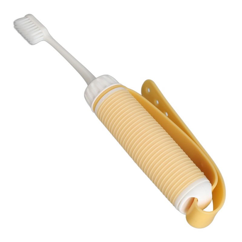 Silicone Auxiliary Toothbrush Adjust Strap Prevent Slip Easy Hand Grip