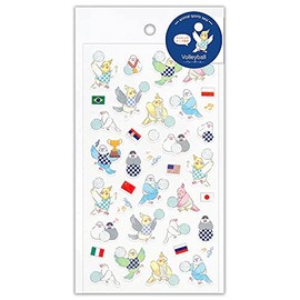 Enuby Sports Seal Large Volleyball | Washi Masking Sticker, Removable Cute