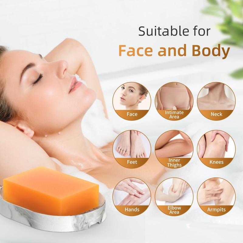 HOYEHOLA Kojic Acid Turmeric Soap Bar - Dark Spot Remover