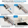 SOLVEX SP-10013 Bathroom Tap, Stainless Steel Washbasin Tap (High Spout),
