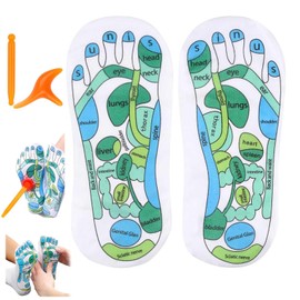 Reflexzonen Socken Set, Fußreflexzonen Socken Akupressur Socken Fußreflexzonenmassage Druckpunkt Socken für Fuß Reflexzonen Massage Reflexology Socks für Damen und Herren Verbesserte Fußgesundheit