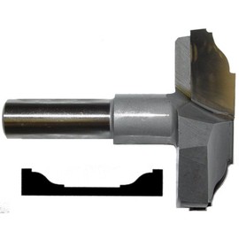 Magnate 8015B Rosette Carbide Tipped Cutter - 3-5/16" Cutting Diameter; 1/2" Shank Diameter