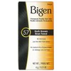 Bigen Powder Hair Color #57 Dark Brown 0.21oz (6 Pack)