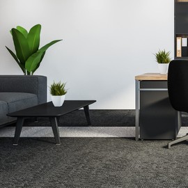 Super Sliders 1" Square Self-Stick Furniture Sliders or Movers for Carpet to Protect Furniture and Move Effortlessly, Brown (12 Pack)