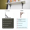 Edenic 2pcs Scaffold Board Gallows Shelf Brackets - 5x5 Inch