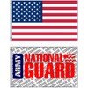 AES Pack of 2 US American and Army National Guard
