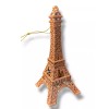 Unbranded EIFFEL TOWER ORNAMENT BRONZE GOLD GLITTER FRANCE STANDING CHRISTMAS