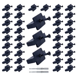 600PCS Hidden Fasteners Deck Fastener Clip Universal Nylon Clips Decking Fasteners Preloaded T Clips for Installing Composite Deck Boards