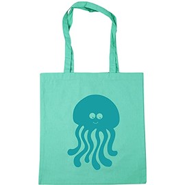 Hippowarehouse Jellyfish Image Tote Shopping Gym Beach Bag 42cm x38cm, 10 litres