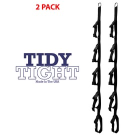 Tidy Tight Garage 2 Pack Organization System. Hang Extension Cords, Hoses, Rope, String Lights.