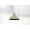 Tenedos Glazed Ceramic Bathroom Toilet Paper Holder Accessory (Bone Almond)