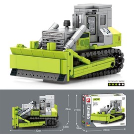 JXJ Bulldozer Toy for Boys Ages 14 and up-Construction Vehicle Series Building Toys