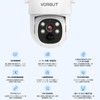 VORGUT Security Camera, Outdoor, Solar, Full Color Night Shooting, Surveillance