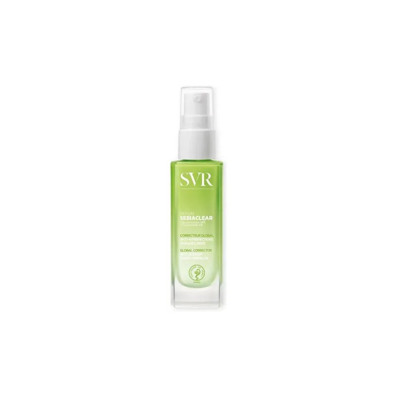 SVR Sérum Sebiaclear Antiimperfecciones 30ml Piel Grasa Niacinamida Ácido Hialurónico