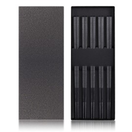 Youda 5-Pairs Fiberglass Dishwasher-Safe Chopsticks, Premium Japanese Chopsticks Set, Reusable Classic Style (Cherry Blossoms)