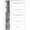 Balcony door catch Snapper Metal with Counterpart for various Profile
