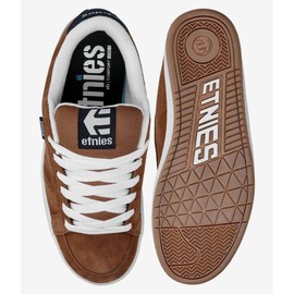 Etnies Men's Kingpin Skateboarding Shoe Skate, Brown/Navy, 8