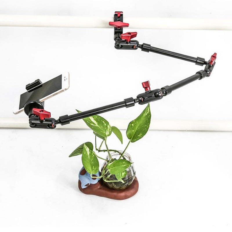 Adjustable Articulating Arm 31" Magic Arm Mount, 360 Degree Rotation,