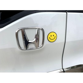 HAMUU Smile Mark Metal Sticker Waterproof Outdoor Car Sticker Decal K0003