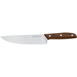 DUE CIGNI Chef-Messer Serie 1896 Gesamtlänge 32 cm Griffbeschalung Walnussholz Art. 2C 1009 No