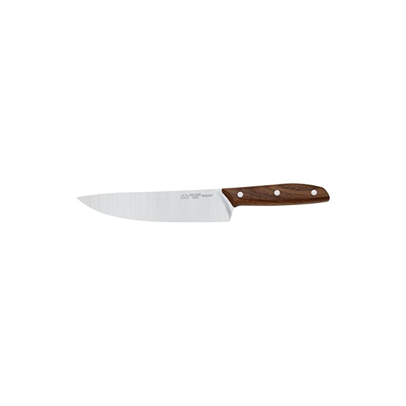 DUE CIGNI Chef-Messer Serie 1896 Gesamtlänge 32 cm Griffbeschalung Walnussholz