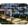 EDISHINE 6 Pack Low Voltage Landscape Lights, Square Modern Aluminum