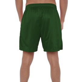 Popfunk Sesame Street Oscar Head Mens Lined Mesh Shorts, Hunter Green, X-Large