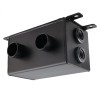 VEHITO 10AN 2 Port Dual Breather Filter Baffled Oil Catch