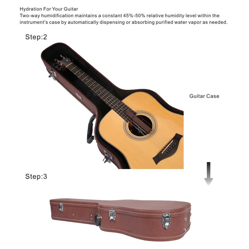 3PCS Guitar Humidifier Packs Humidity Control Bag Dual Way Humidification