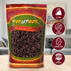 Dried Dark Raisins, 5 lb in Resealable Bag • Natural and Healthy Snack, Premium Quality