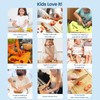 Kibbidea Kids Knife Set for Real Cooking, 4pcs Safe Kitchen