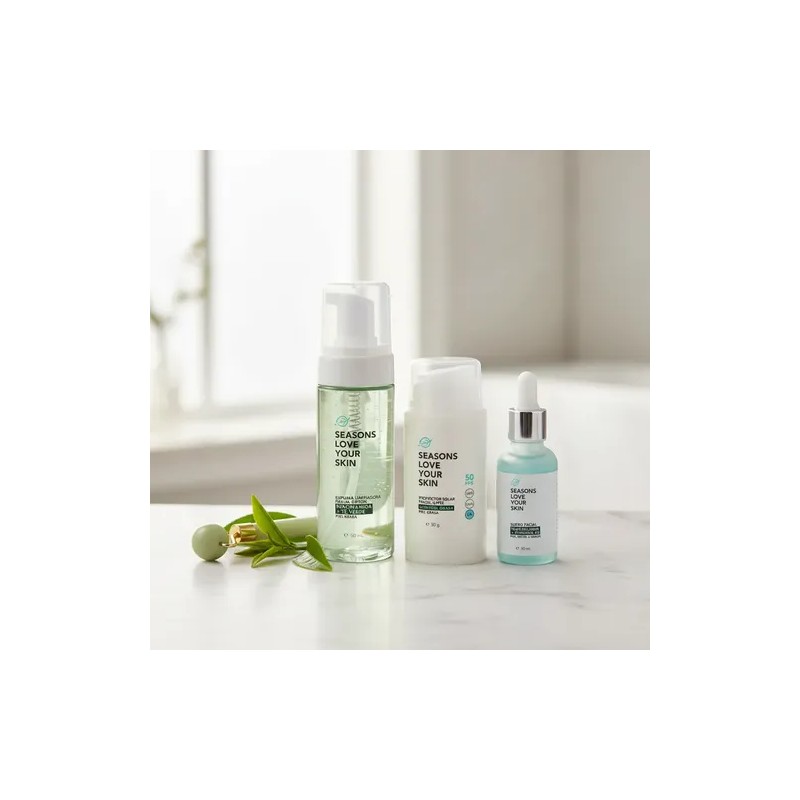 Kit Skincare Seasons Control Grasa Niacinamida Piel Grasa