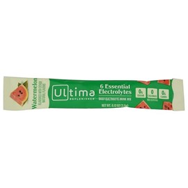 Ultima Replenisher Electrolyte Hydration Powder, Watermelon, 20 Count Stickpacks - Sugar Free, 0 Calories, 0 Carbs - Gluten-Free, Keto, Non-GMO with Magnesium, Potassium, Calcium, 0.12 Ounce (20 Count)