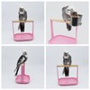 Bird Perch with Tray Wooden, Natural Bird Stand Toys Parrot