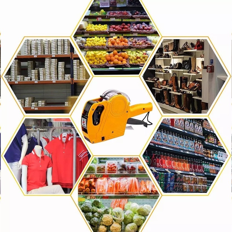 Multifunctional ABS Commodity Price Label Printer 8 Bits Practical Supermarket