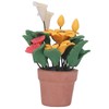 1:12 Miniature Dollhouse Plants Hand Crafted High Simulation Mini Potted