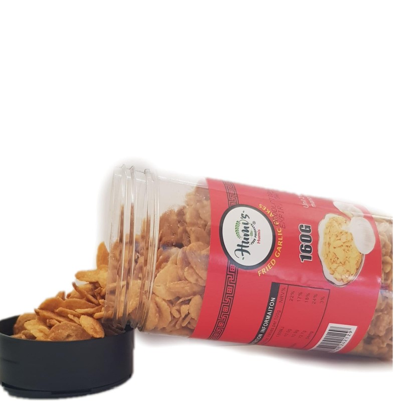 Humis Crispy Fried Garlic Flakes | 160 Gram |Fried Garlic