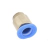 IQS Mini Straight Plug Fitting with Fine Thread M 8