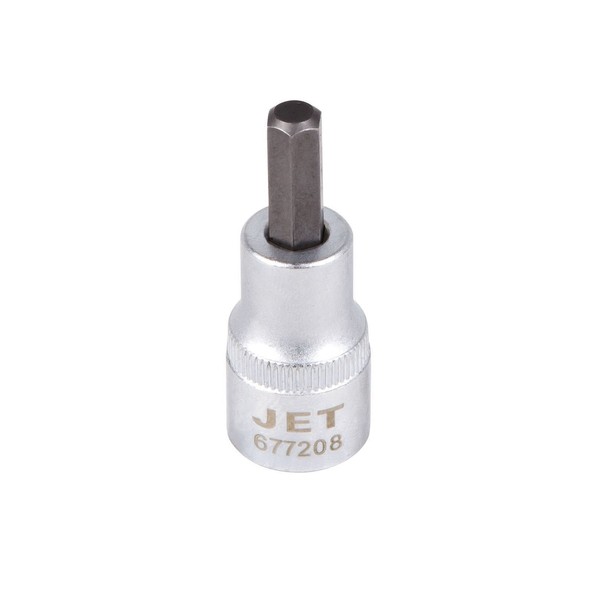 JET 677206-3/8 Drive, 3/16", Long Ball Nose Hex Bit, 2"