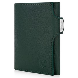 Magati Slim Wallet with Coin Pocket, RFID Protection – Small Mini Wallet for Men and Women – il Santo Card Holder – Card Holder Shopping Trolley Chip Compartment Wallet – Purse