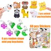 124 PCS Pop Party Favors for Kids, Fidget Treasure Box