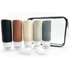 Kit de Viaje Envases Silicona INCLUYE 2 Protectores Para Cepillos