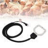 Chicken Waterer Deicer Aluminum Animal Cow Waterer Deicer Livestock Waterer