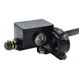 RCRBT Right Brake Master Cylinder Lever Compatible with Taotao Sunl 50cc 110cc 125cc Polaris Outlaw 525 Roketa Taotao Kazuma Eton Baja Honda 250R ATV ATC 4 Wheeler Dirt Bike Parts (Black)