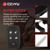 cciyu 2 X Flip Key Fob Uncut Blade (SHELL CASE)